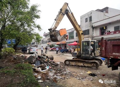 鶴城鎮(zhèn)325國道兩側建筑物全面拆除工作正式啟動